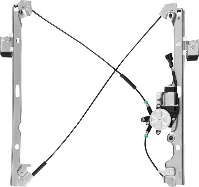 XIMAKA Front Passenger Side Power Window Regulator with Motor (2 Pins) Fit for 2007-2013 Chevrolet Silverado 1500/2500 HD/Suburban/Tahoe, GMC Yukon/Sierra, 2007-2008 Cadillac Escalade, 741-443 - Image 1